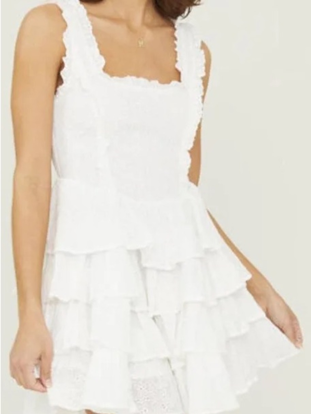Altar’d Stats Ruffle Dress - Picture 1 of 4